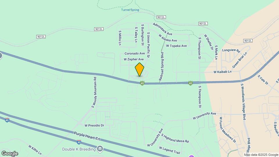 2489 W Cripple Creek Dr Map and Location Details