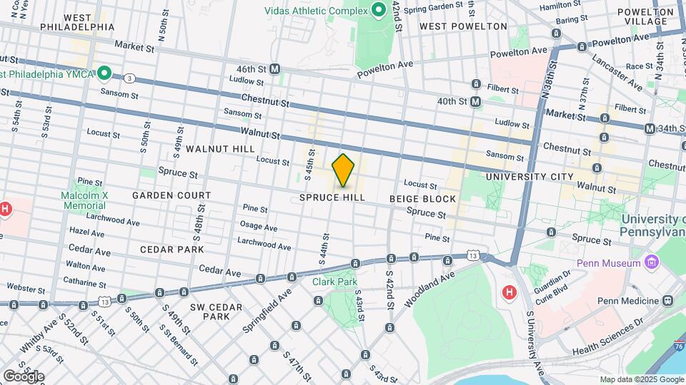 4317-4321 Spruce St Mapa y Detalles de la Ubicación