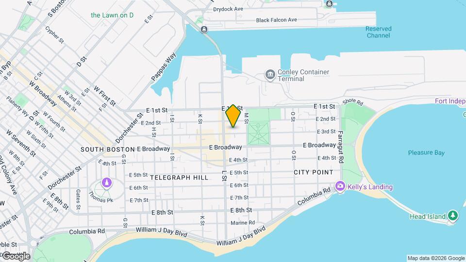 628 E 3rd St Map and Location Details