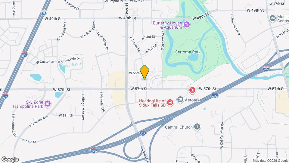 4907 S Tennis Ln Map and Location Details