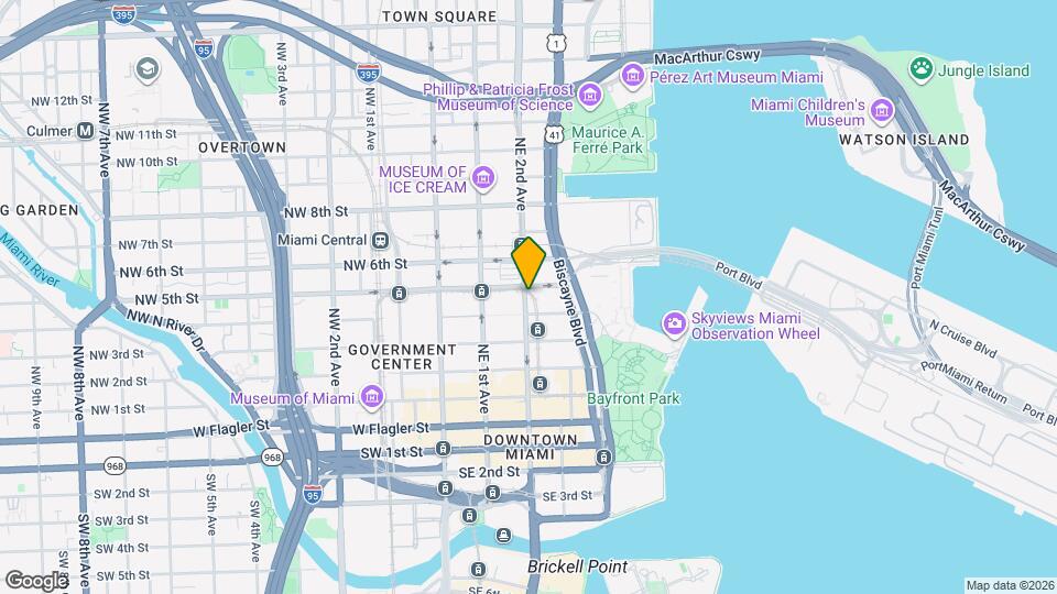 485 NE 2nd Ave, Unit SI ID1540426P Map and Location Details