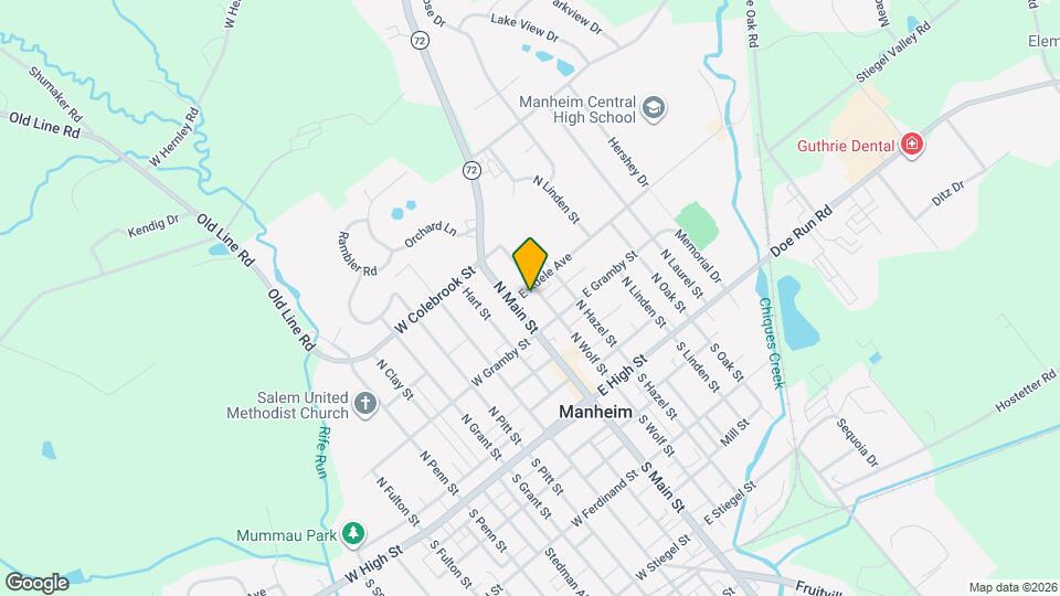 133 N Main St Map and Location Details