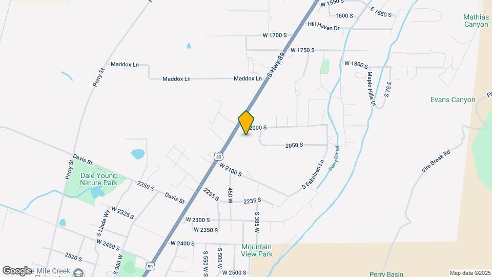 411 W 2000 S Map and Location Details