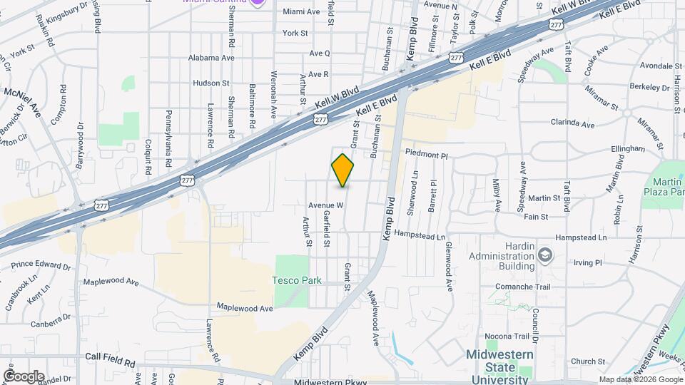 3206 Grant St Map and Location Details