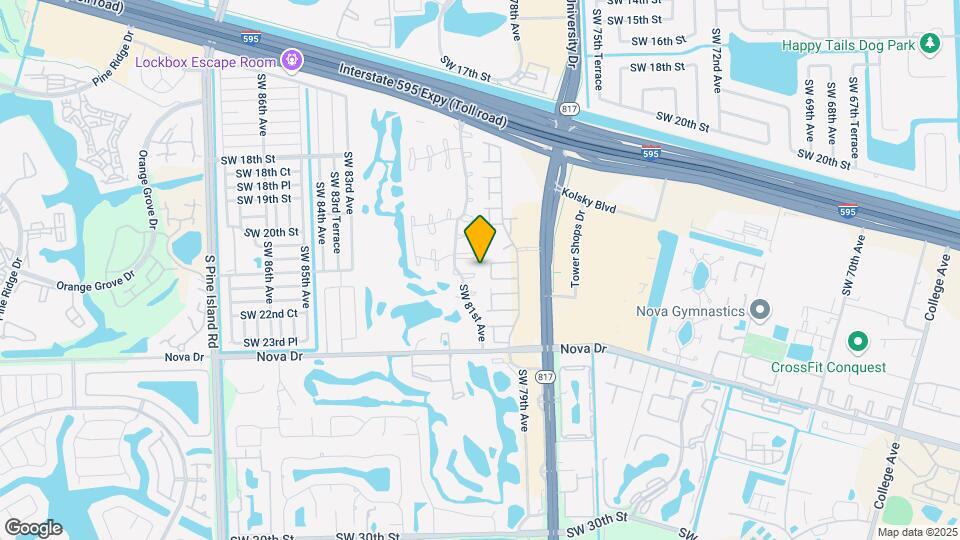 8002 SW 21st Pl Map and Location Details