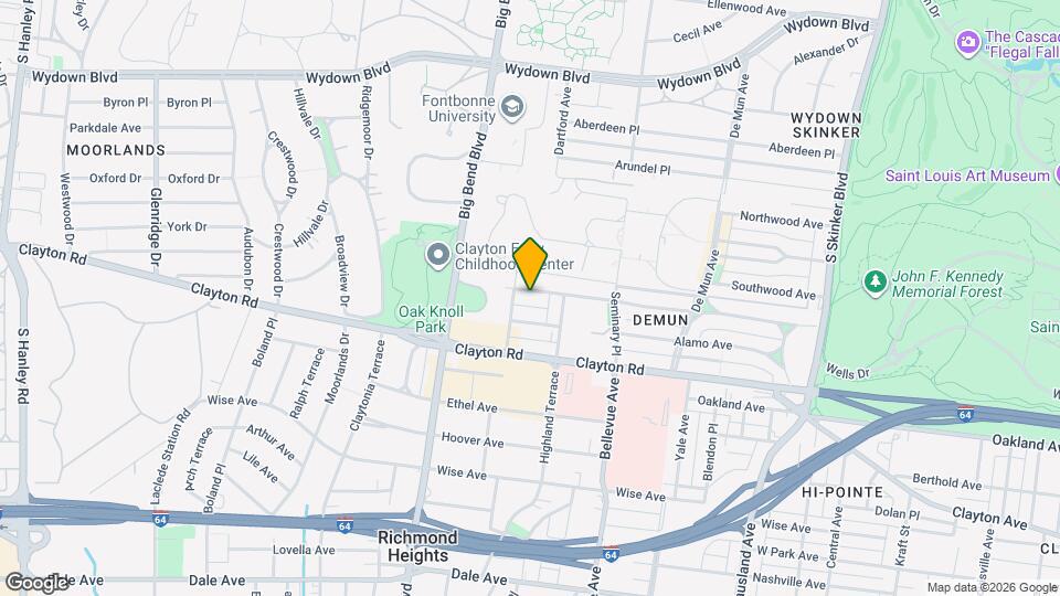 6624 San Bonita Ave, Unit 2W Mapa y Detalles de la Ubicación