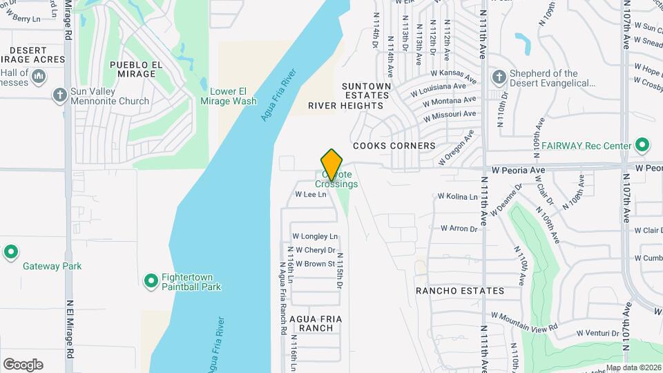 10577 N 115th Dr Map and Location Details