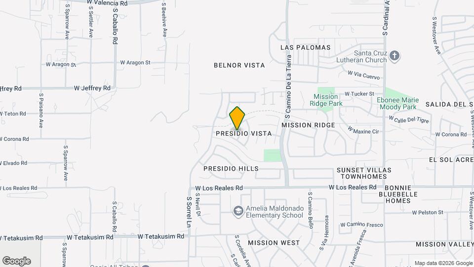 7084 S Camino Derecho Map and Location Details