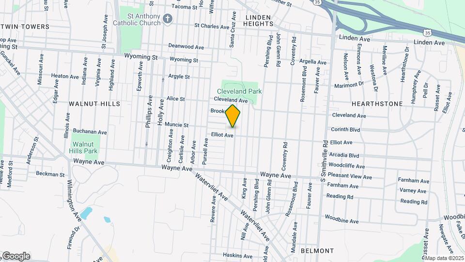 1760-1773 Brookline Ave Map and Location Details