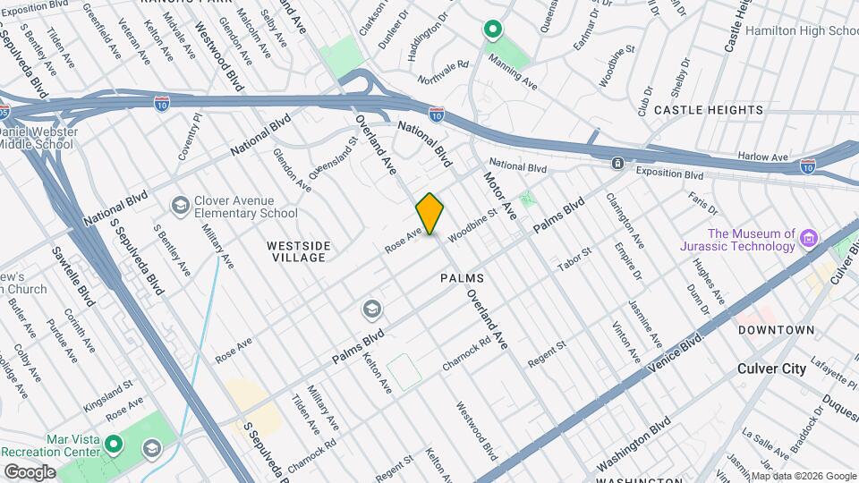 3367-3373 Overland Ave Mapa y Detalles de la Ubicación