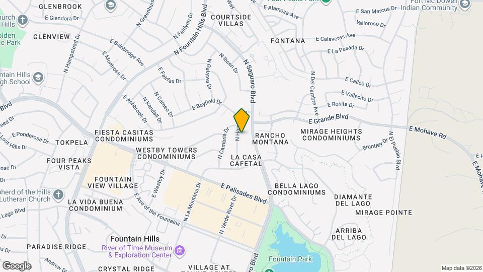 13643 N Hamilton Dr Map and Location Details