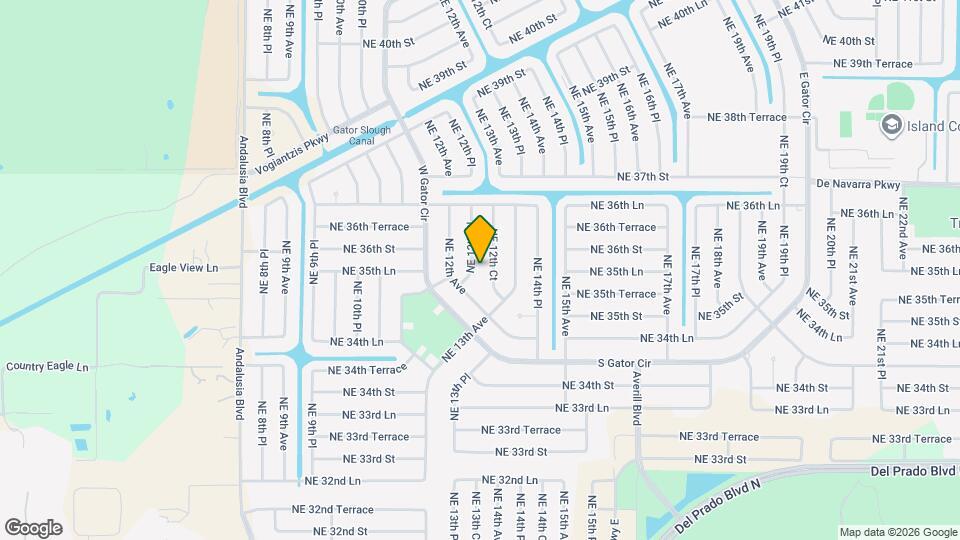 3515 NE 12th Pl Map and Location Details