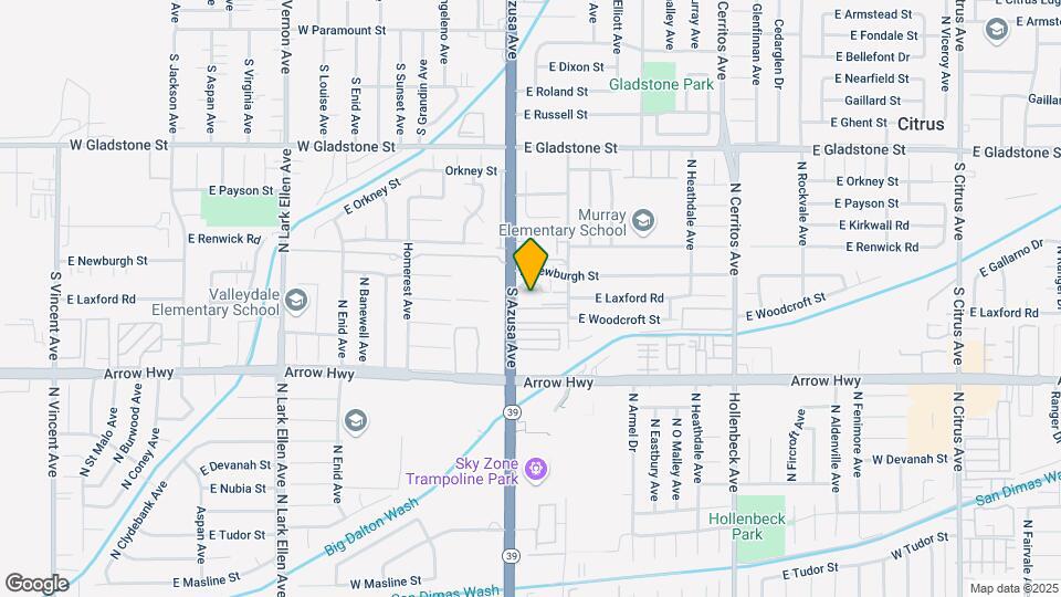 740 S Azusa Ave Mapa y Detalles de la Ubicación
