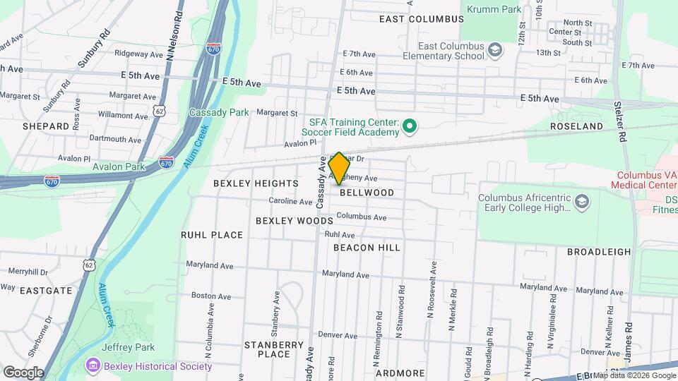 2688 Bellwood Ave Map and Location Details