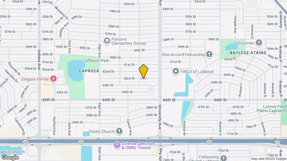 2521 63rd St Map and Location Details