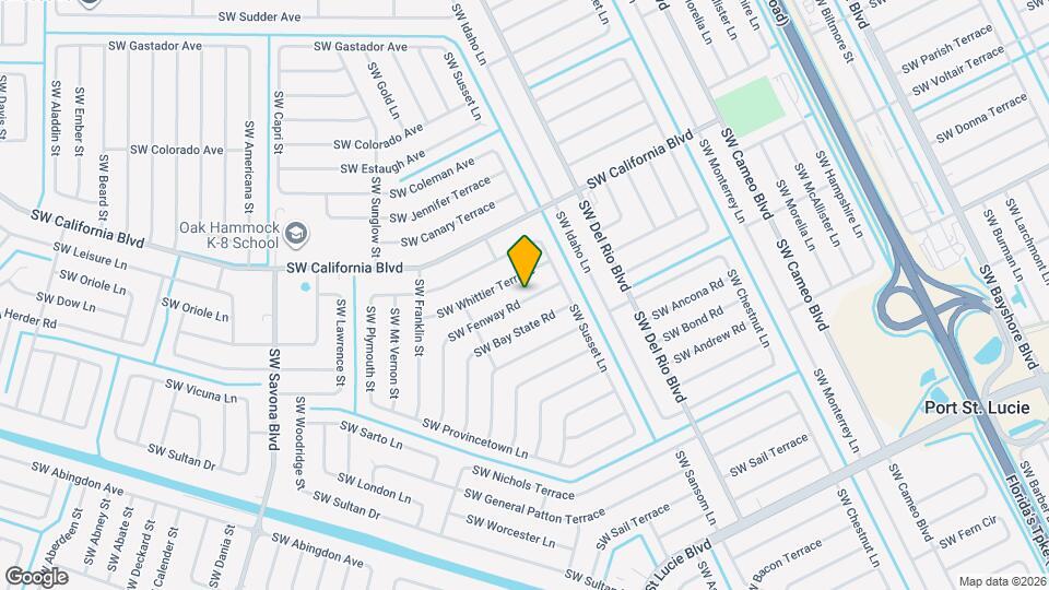 941 SW Fenway Rd Map and Location Details