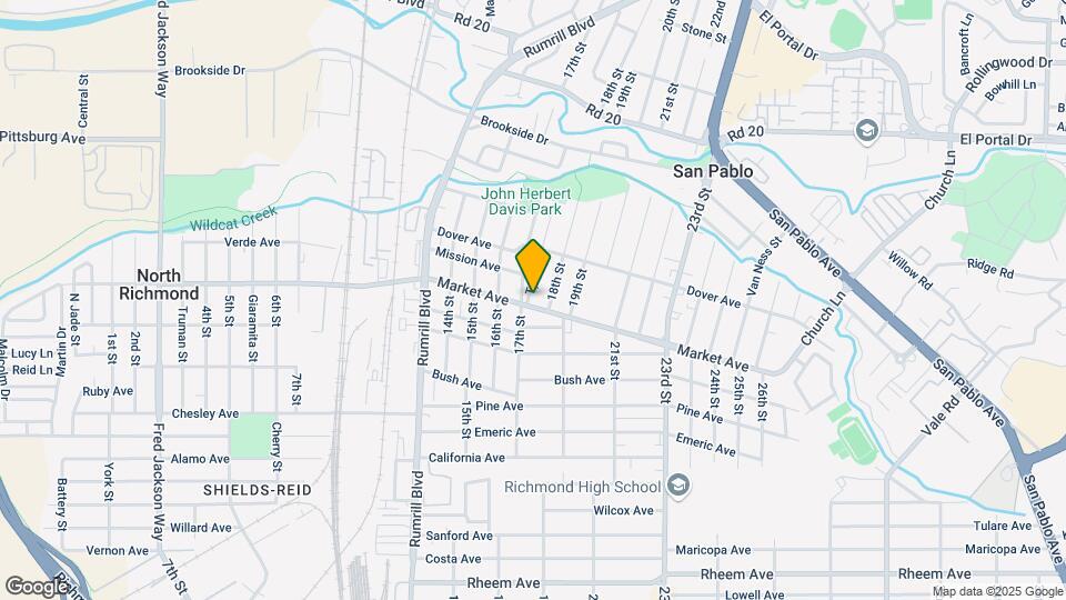 1717 Market Ave Map and Location Details