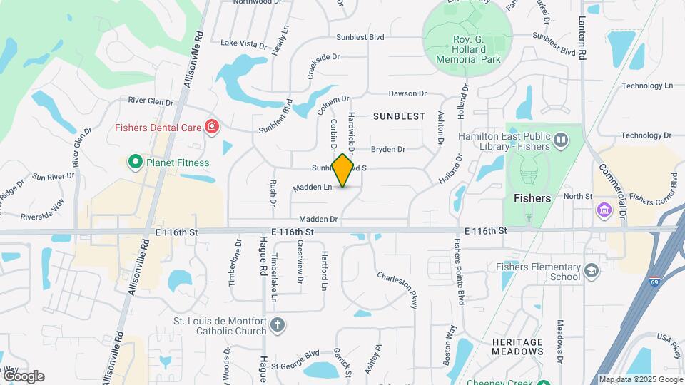 7687 Madden Ln Map and Location Details