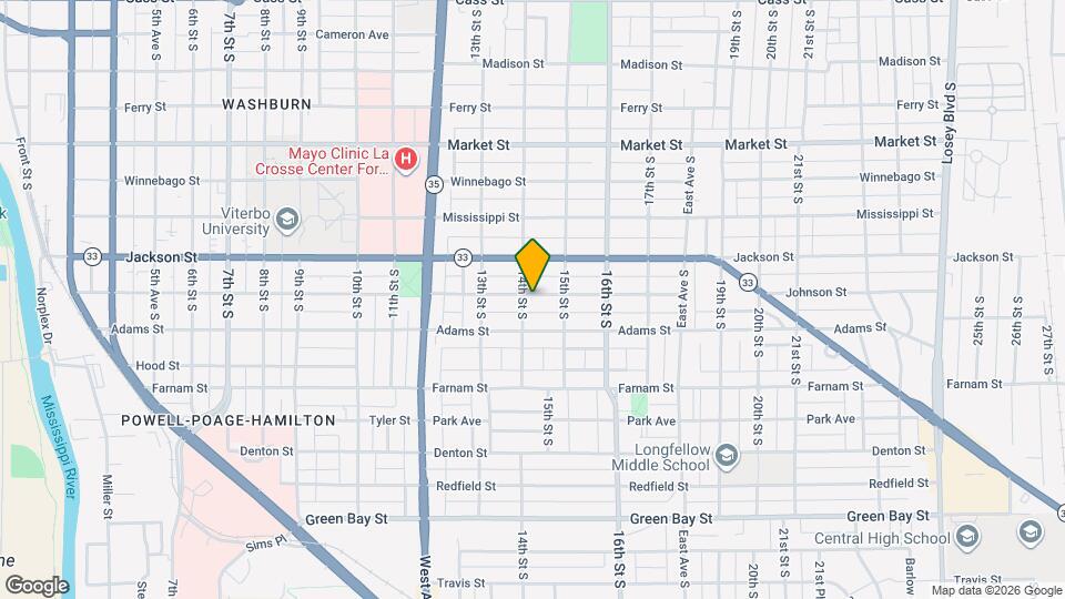 1426 Johnson St Map and Location Details