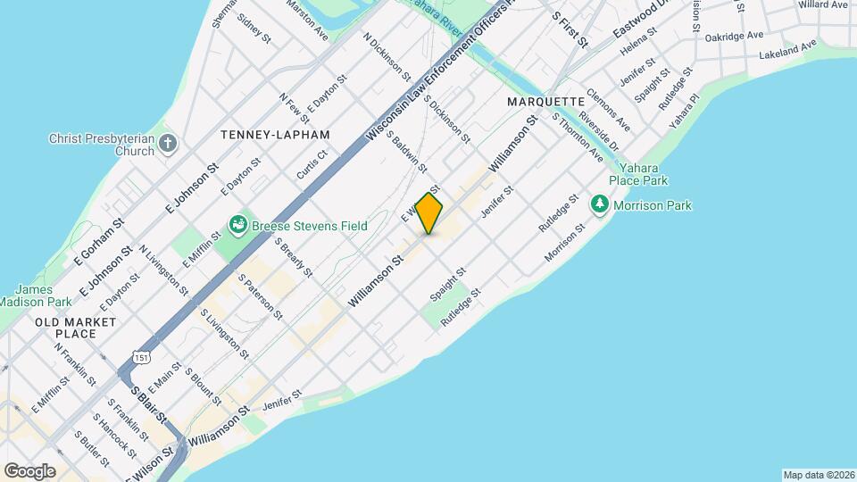 1203 Williamson St Map and Location Details