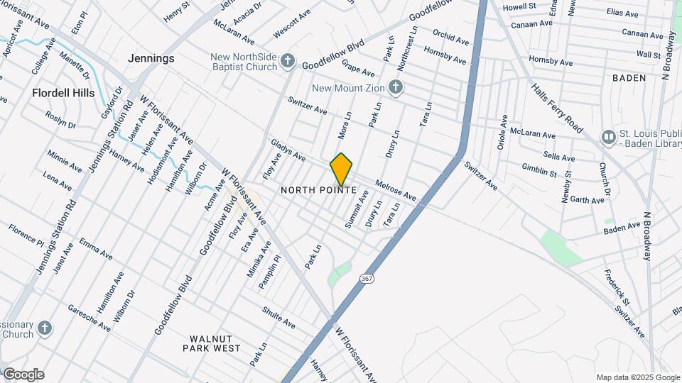5951 Park Ln Map and Location Details