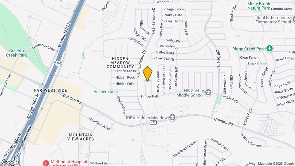 5938 Hidden Glade Map and Location Details