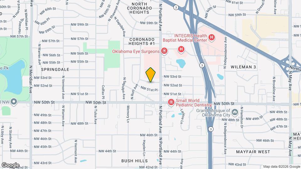 3724 NW 52nd St Map and Location Details