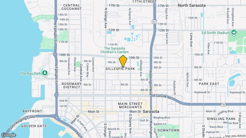 1742 8th St Map and Location Details