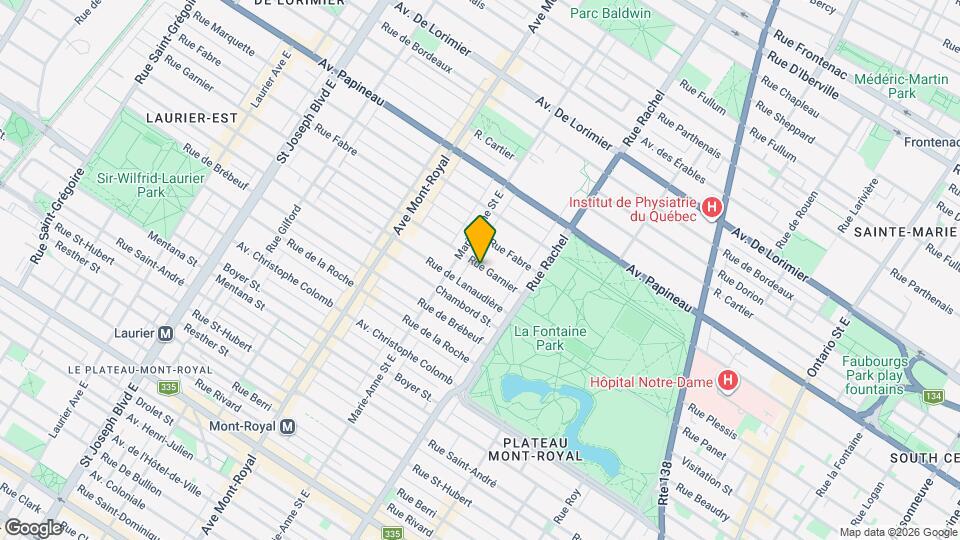 4298-4318 Garnier Map and Location Details