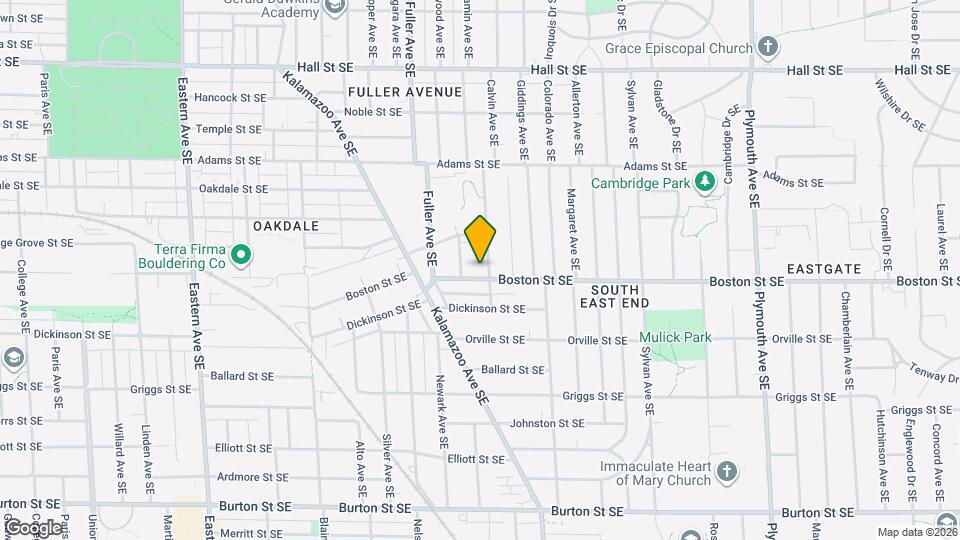 1269 Boston St SE Map and Location Details