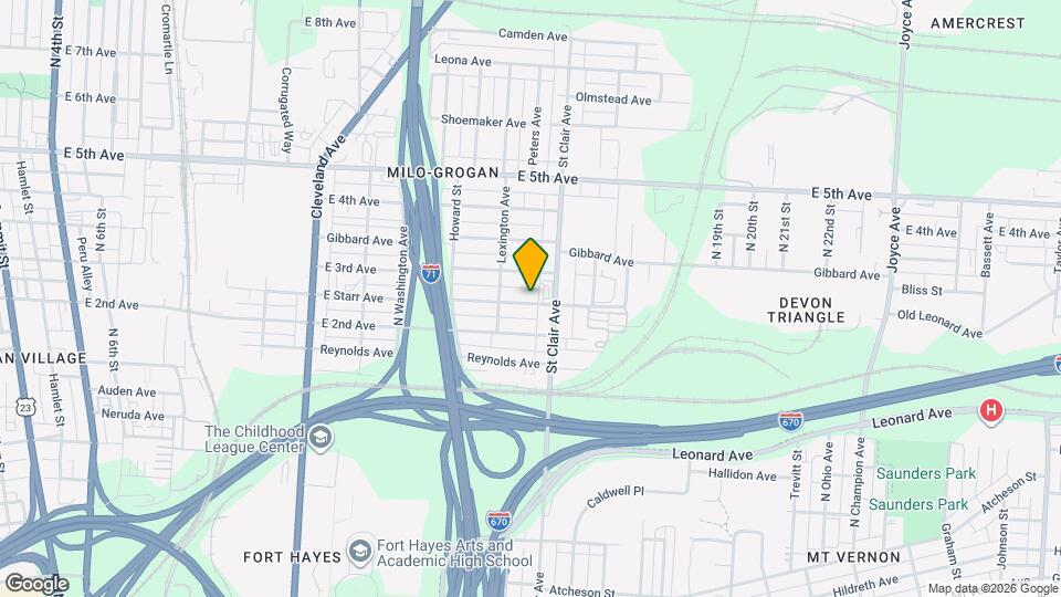 866 E Starr Ave Map and Location Details