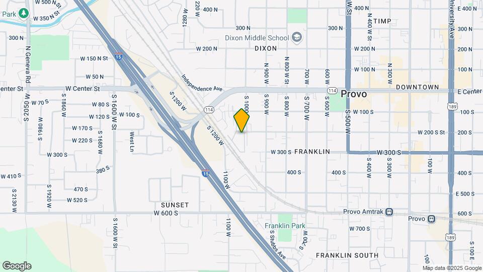 215 S 1050 W Map and Location Details