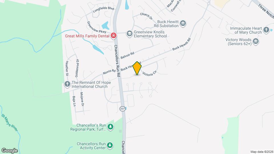 45731 Locust Glen Ct Mapa y Detalles de la Ubicación