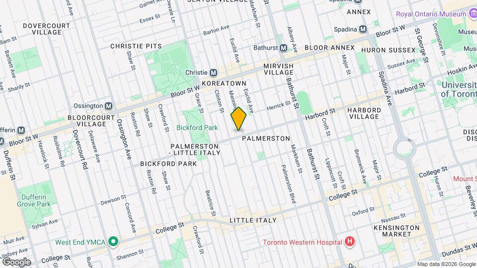 290 Harbord St Map and Location Details