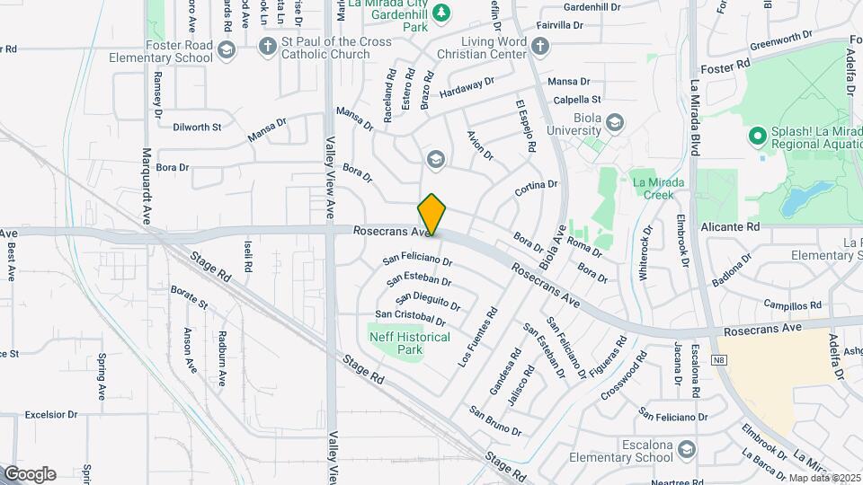 14420 Rosecrans Ave Map and Location Details
