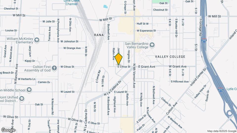 510 E Citrus St Map and Location Details