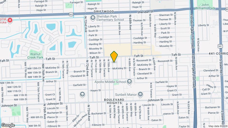 1531 N 69th Way Map and Location Details