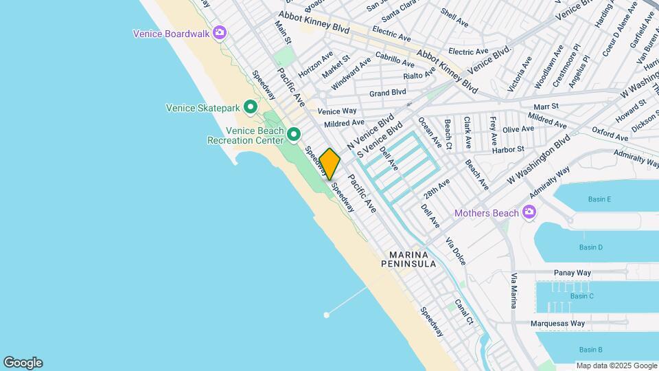 2209 Ocean Front Walk Map and Location Details