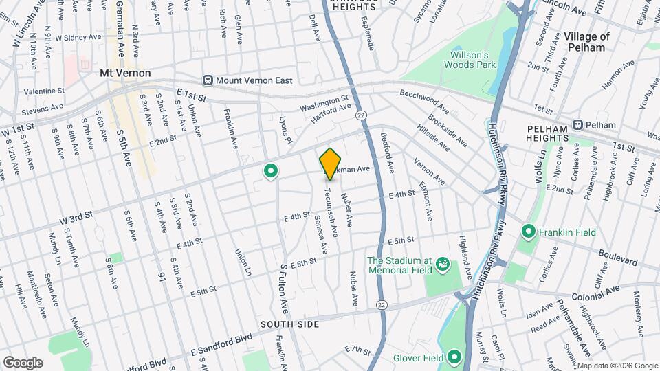 219 Tecumseh Ave, Unit 1A Mapa y Detalles de la Ubicación