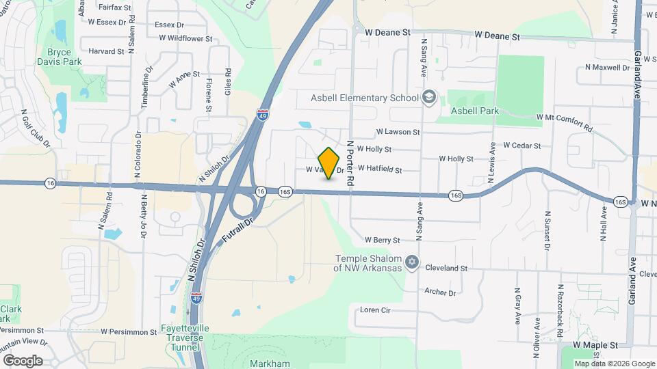 2418 W Wedington Dr Map and Location Details