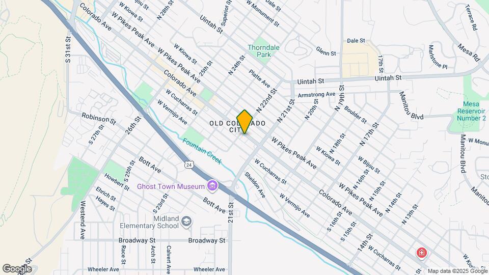 2125 W Colorado Ave Map and Location Details