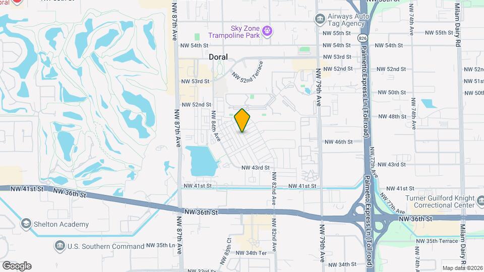 4682 NW 83rd Ave Map and Location Details