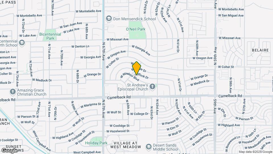 6440 W Windsor Blvd Map and Location Details