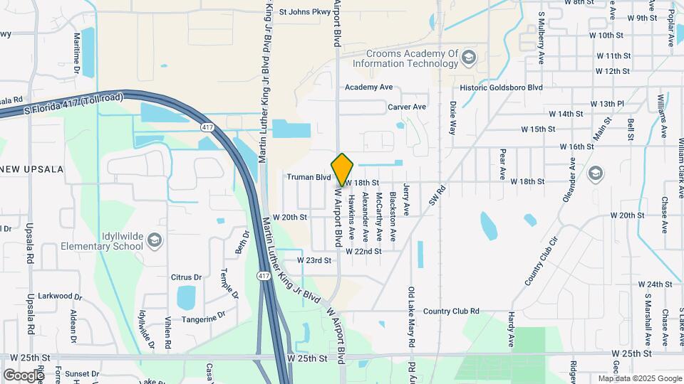 2170 W Airport Blvd Map and Location Details