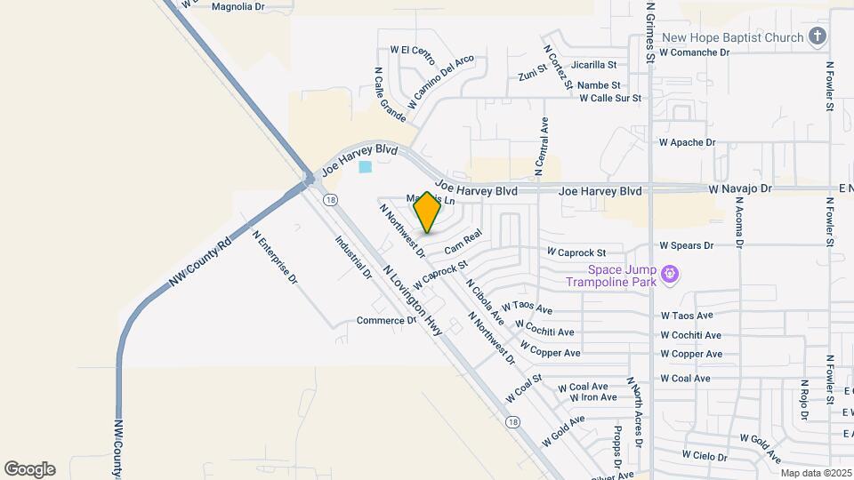 1601 Cordoba Ln Map and Location Details
