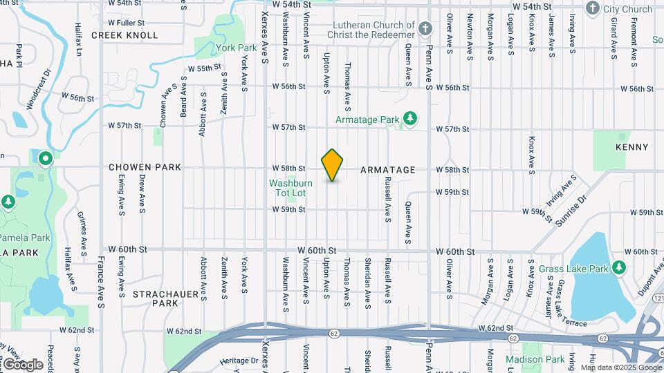 5823 Upton Ave S Map and Location Details