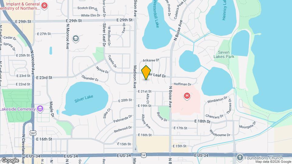 2219 Albany Ct Map and Location Details