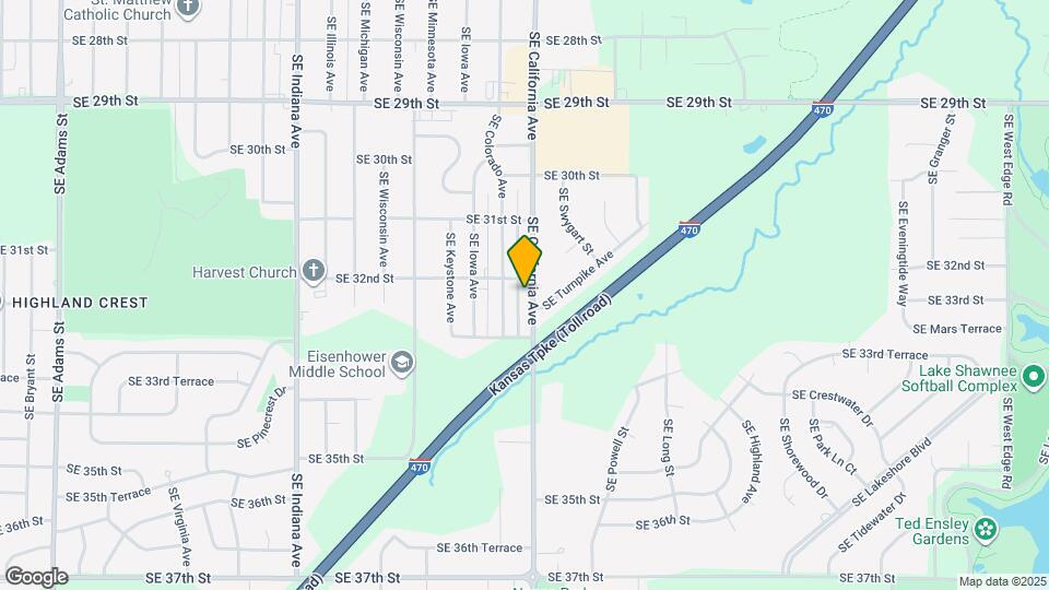 3209 SE California Ave Map and Location Details