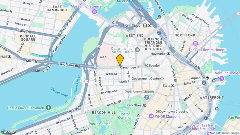 222 Cambridge St, Unit 1 Map and Location Details