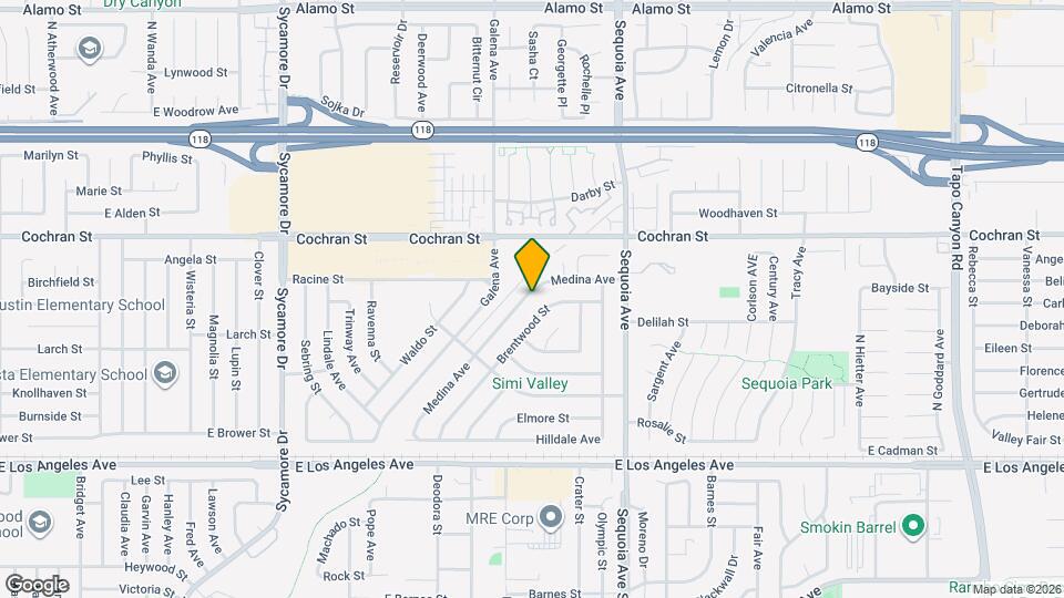 2318 Medina Ave Map and Location Details